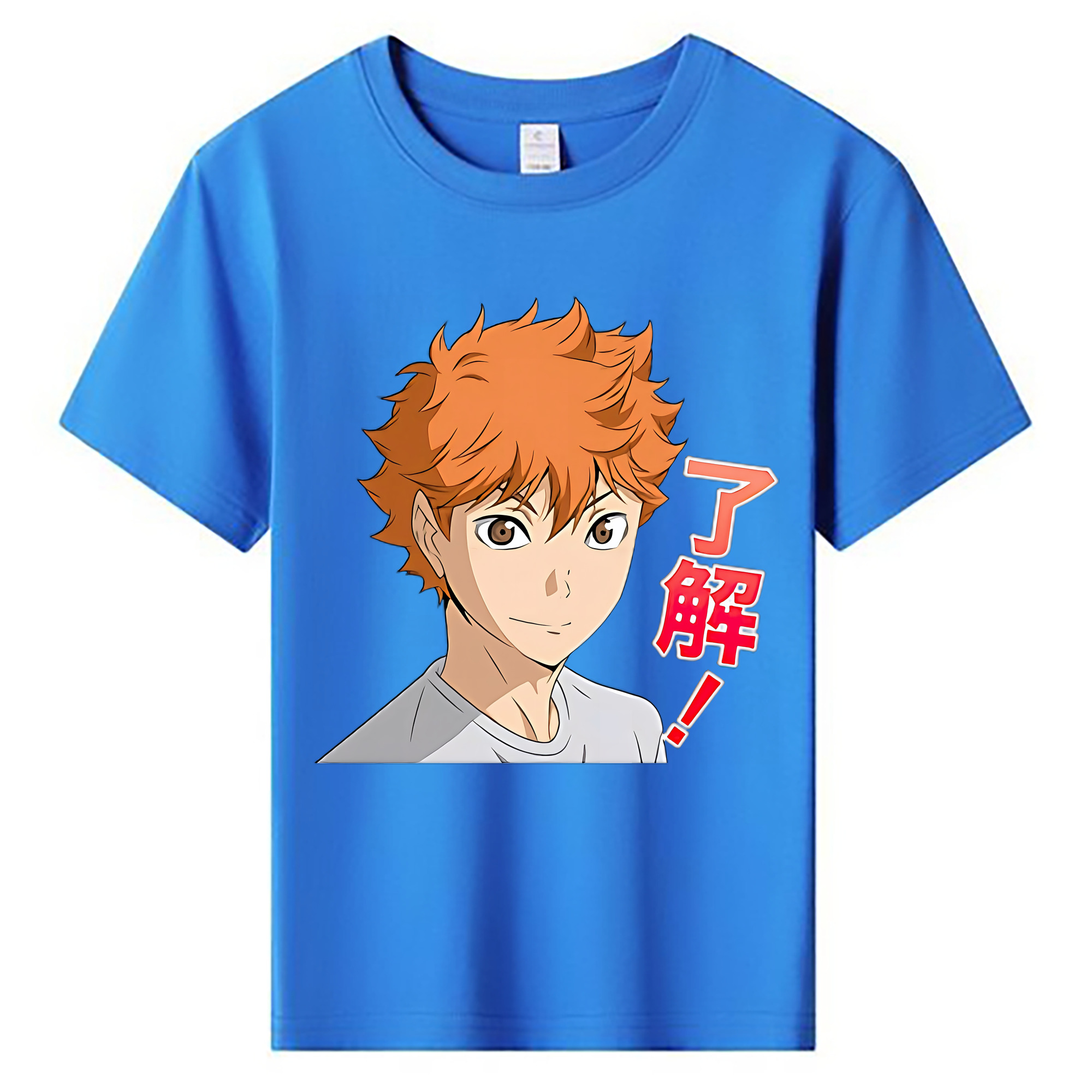 （画像用） ハイキュー!! Haikyu!! 綿100％キッズTシャツ（フロントプリント）